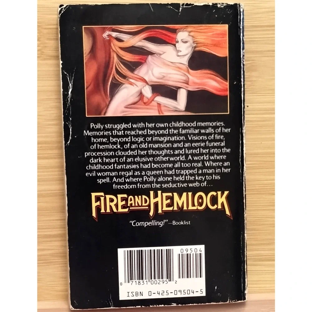 Diana Wynne Jones Fire And Hemlock 1986 Berkley Vintage Fantasy Paperback Book